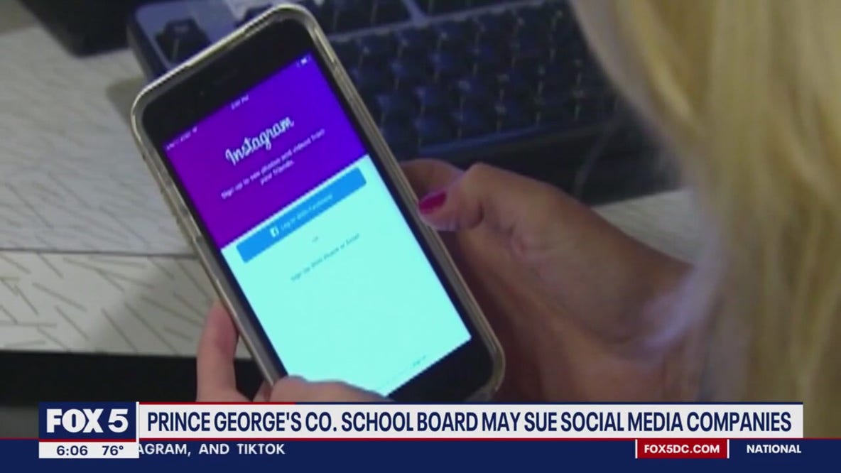 Prince George's Co. School Board may sue social media companies